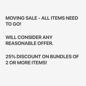 MOVING SALE!